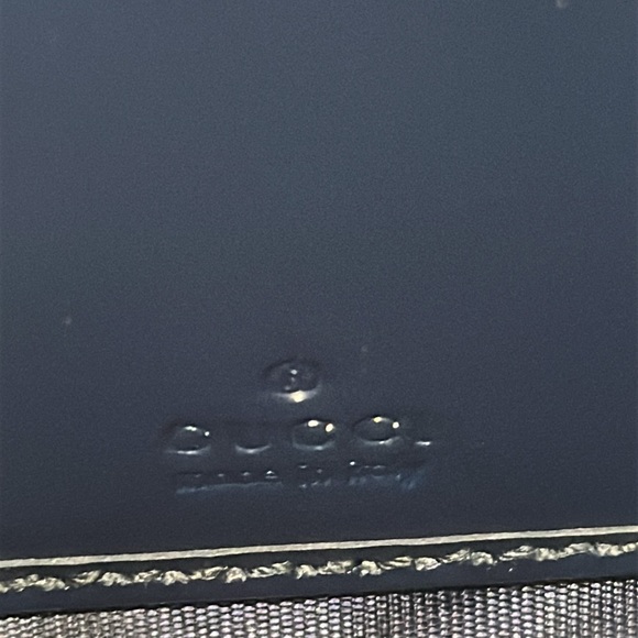 Gucci Guccissima Navy Wallet - Picture 7 of 7